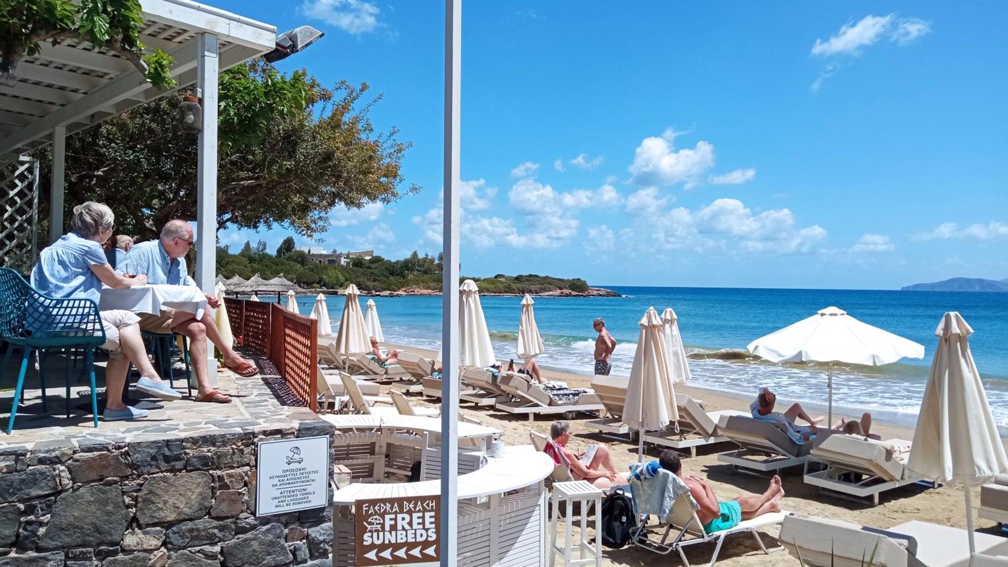 Hotel Faedra Beach à Agios Nikolaos Extérieur photo